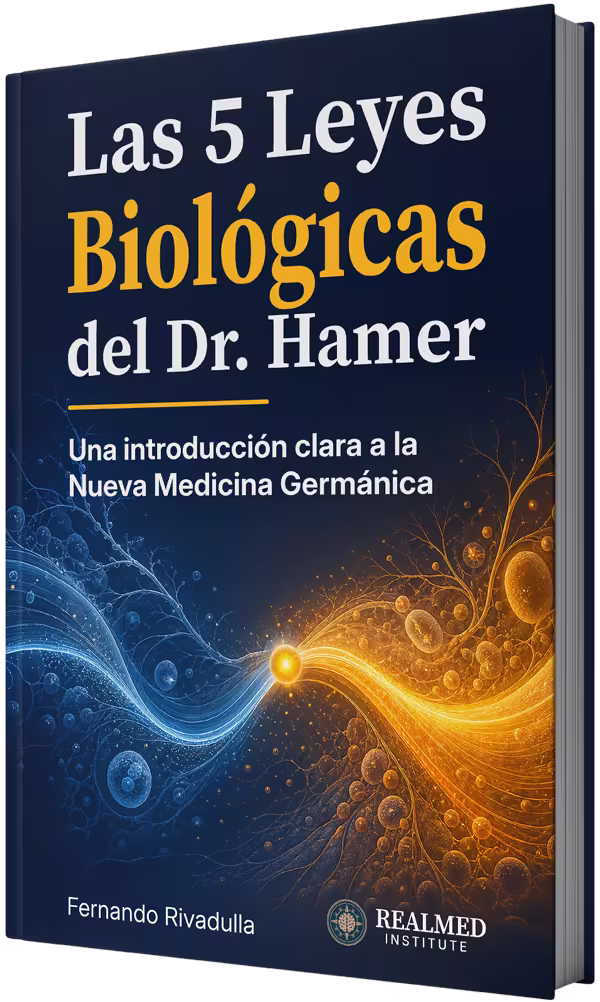 Libro Nueva Medicina Germánica: Las 5 Leyes Biológicas Portada del libro Las 5 Leyes Biológicas del Dr. Hamer sobre Nueva Medicina Germánica