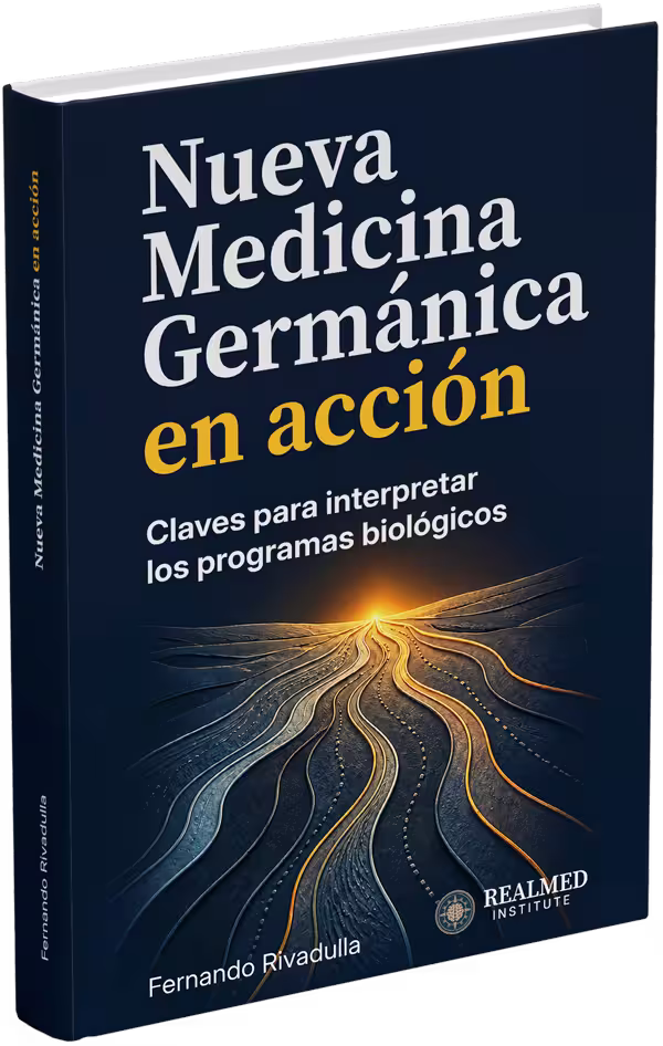 Libro Nueva Medicina Germánica en acción Portada del libro Las 5 Leyes Biológicas del Dr. Hamer sobre Nueva Medicina Germánica
